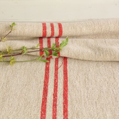 antiker Leinenstoff, 2,9 m, Tapezierstoff, Treppenläufer, Langlebig, UW 945