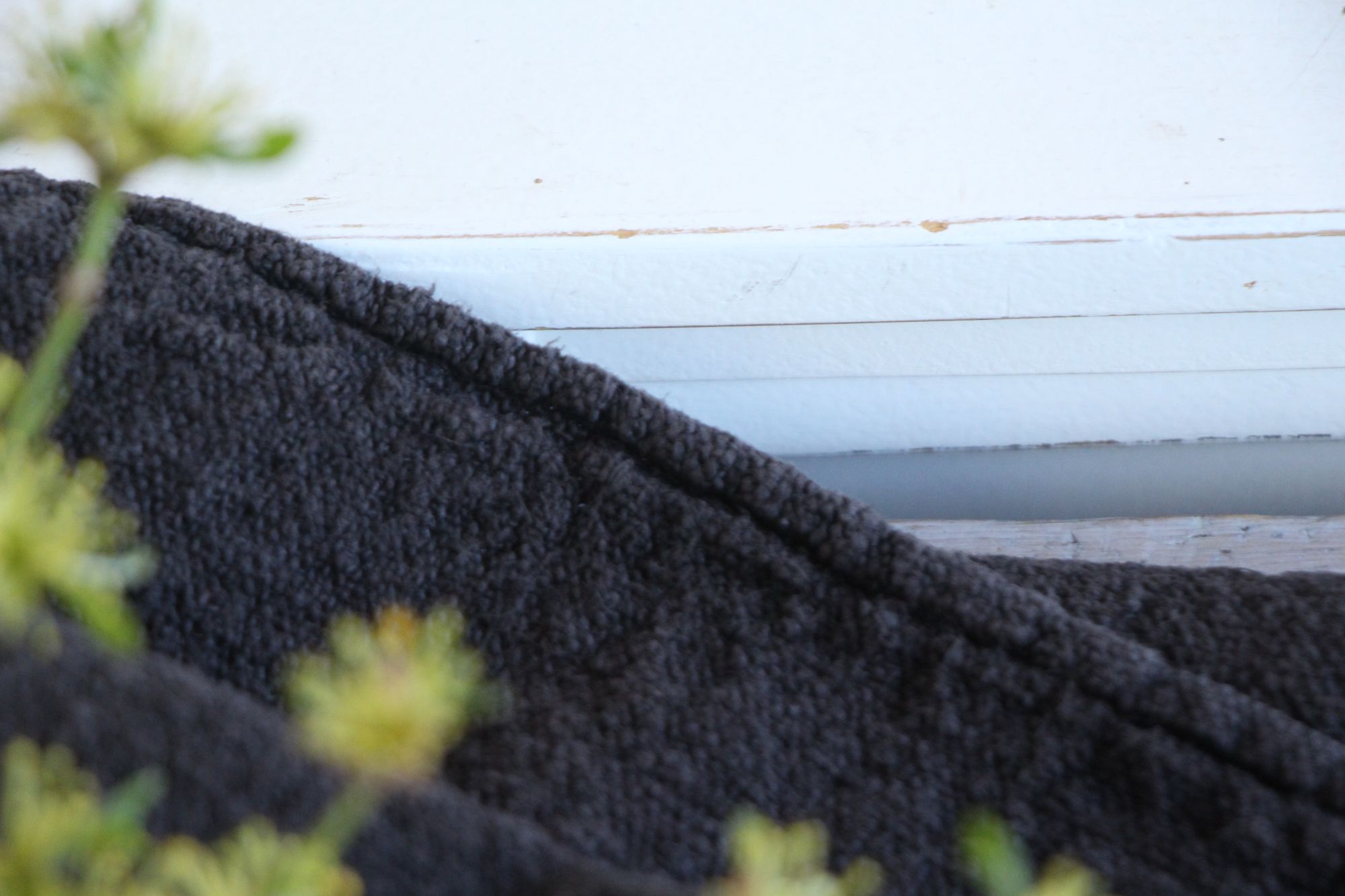 antique linen grainsack, rustical, pillow fabric, durable, colored charcoal, Wabi Sabi, L859 - Image 3