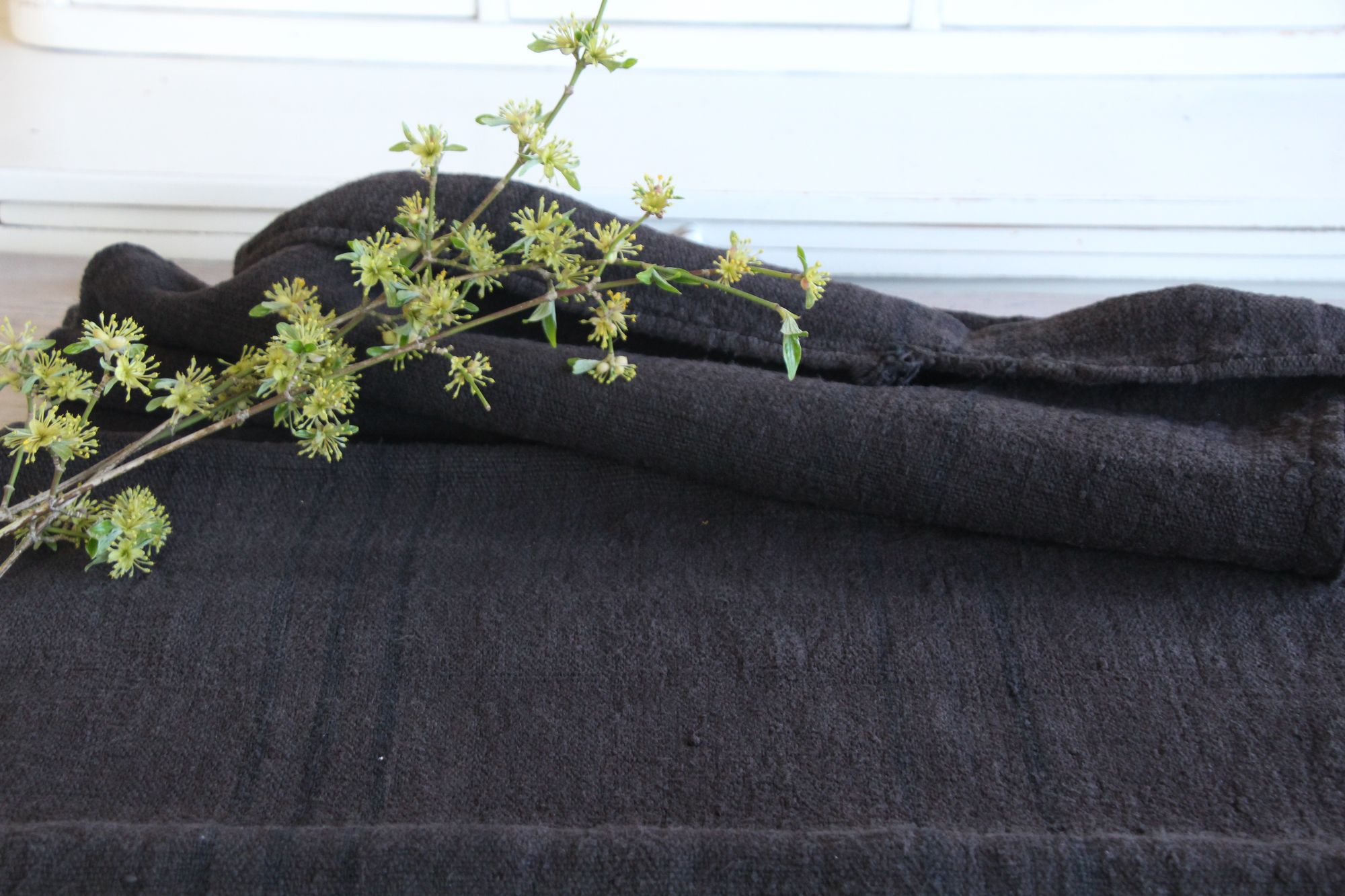 antiker Getreidesack aus Leinen, rustikal, Polsterleinen, langlebig, L 858