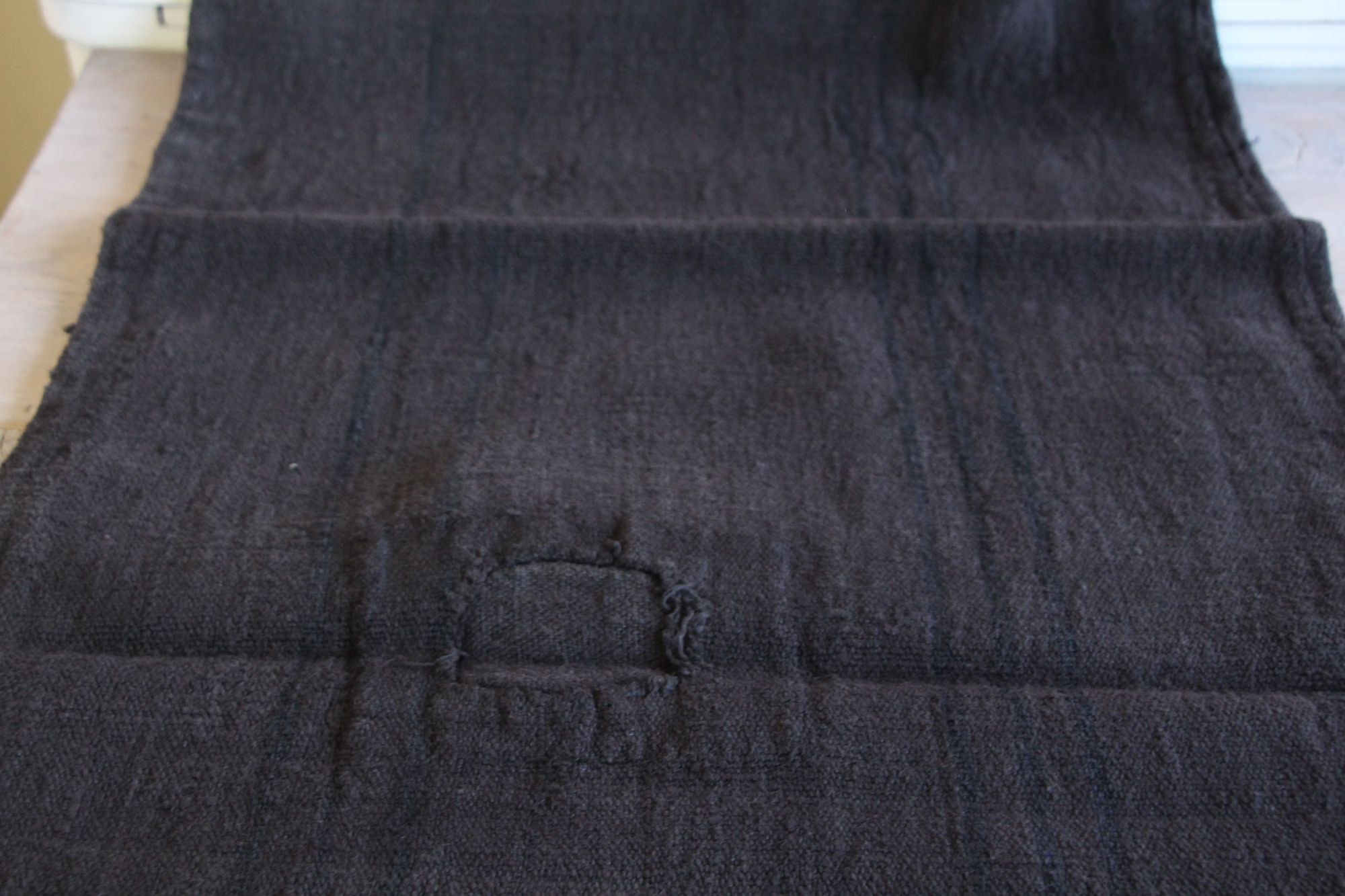 antiker Getreidesack aus Leinen, rustikal, Polsterleinen, langlebig, L 858 – Bild 2