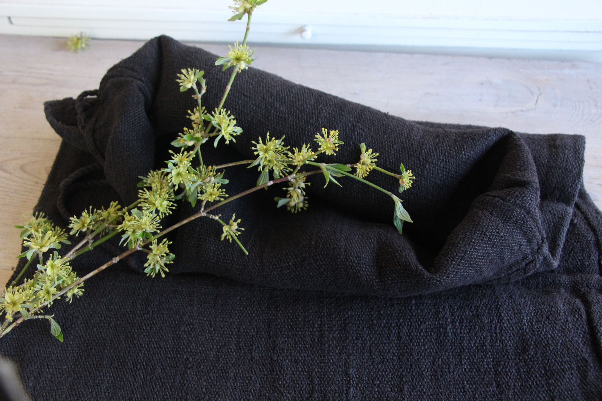 antiker Getreidesack aus Leinen, rustikal, Polsterleinen, langlebig, L 857 – Bild 7