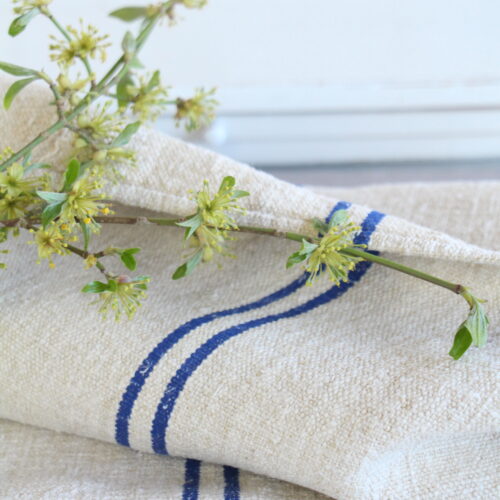 antiker Getreidesack aus Leinen, rustikal, Wabi Sabi, Polsterleinen, L 819