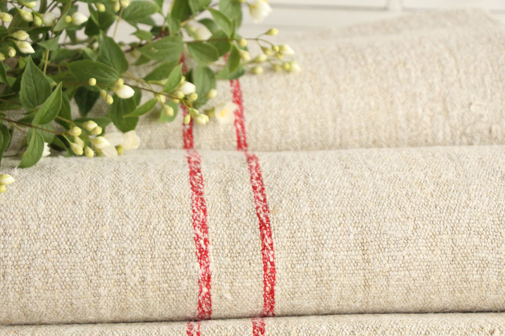 antique linen fabric, 15.2y, bulk offer, farmhouse decor, upholstery fabric, wabi sabi, Z 195 - Image 8