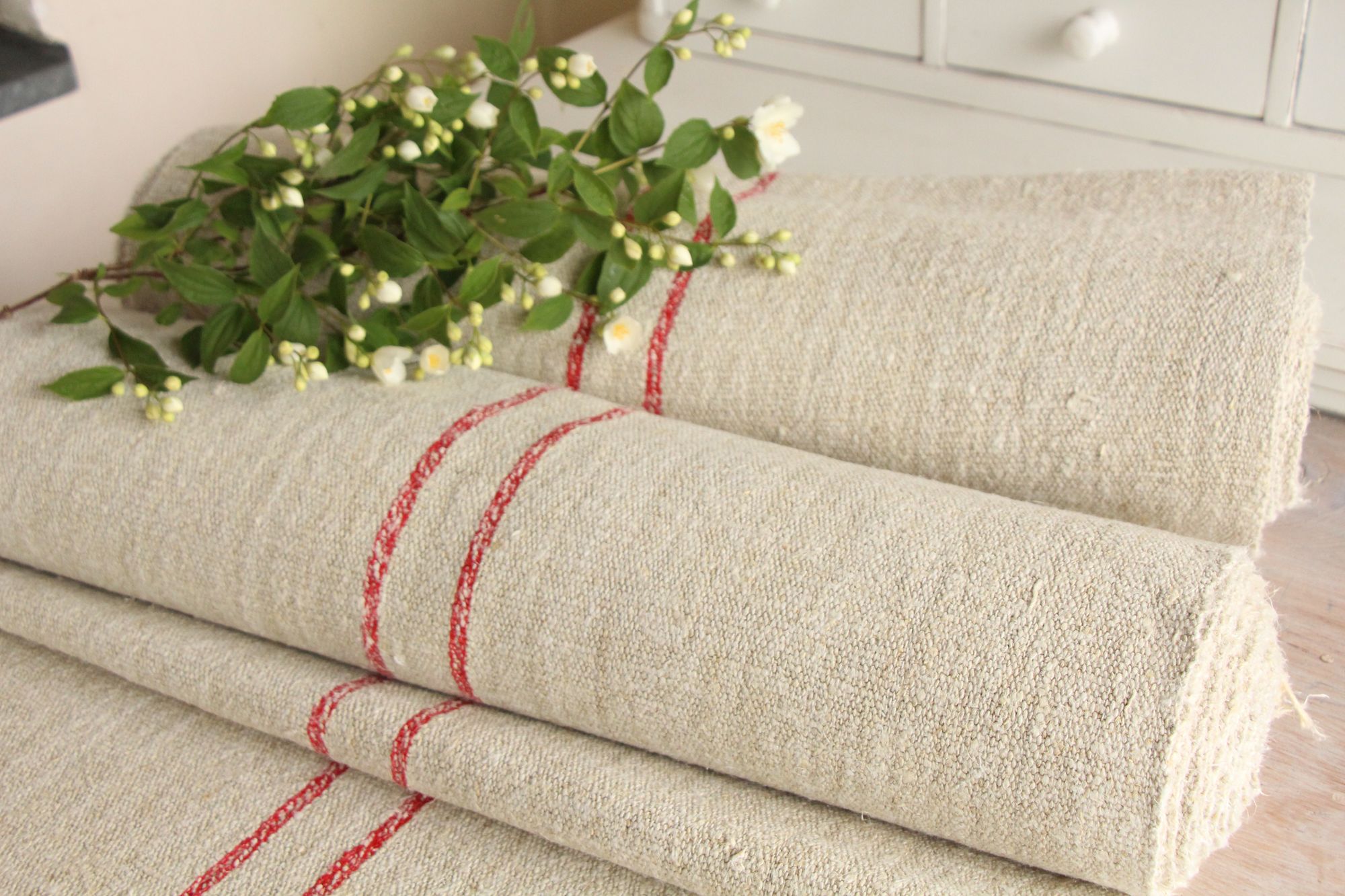 antique linen fabric, 15.2y, bulk offer, farmhouse decor, upholstery fabric, wabi sabi, Z 195