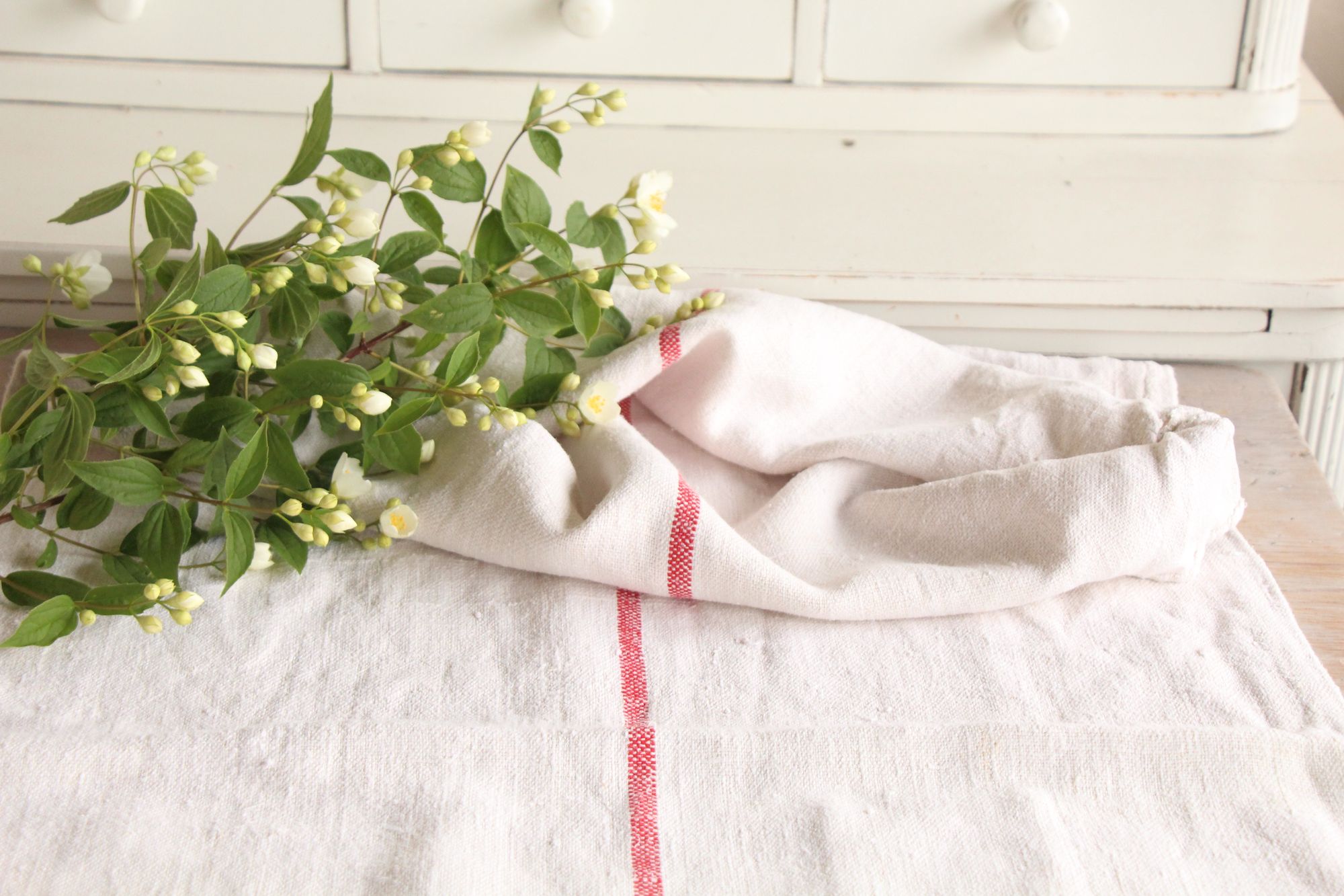 antique linen grainsack, rustic, pillow fabric, durable, wabi sabi decor, L 670
