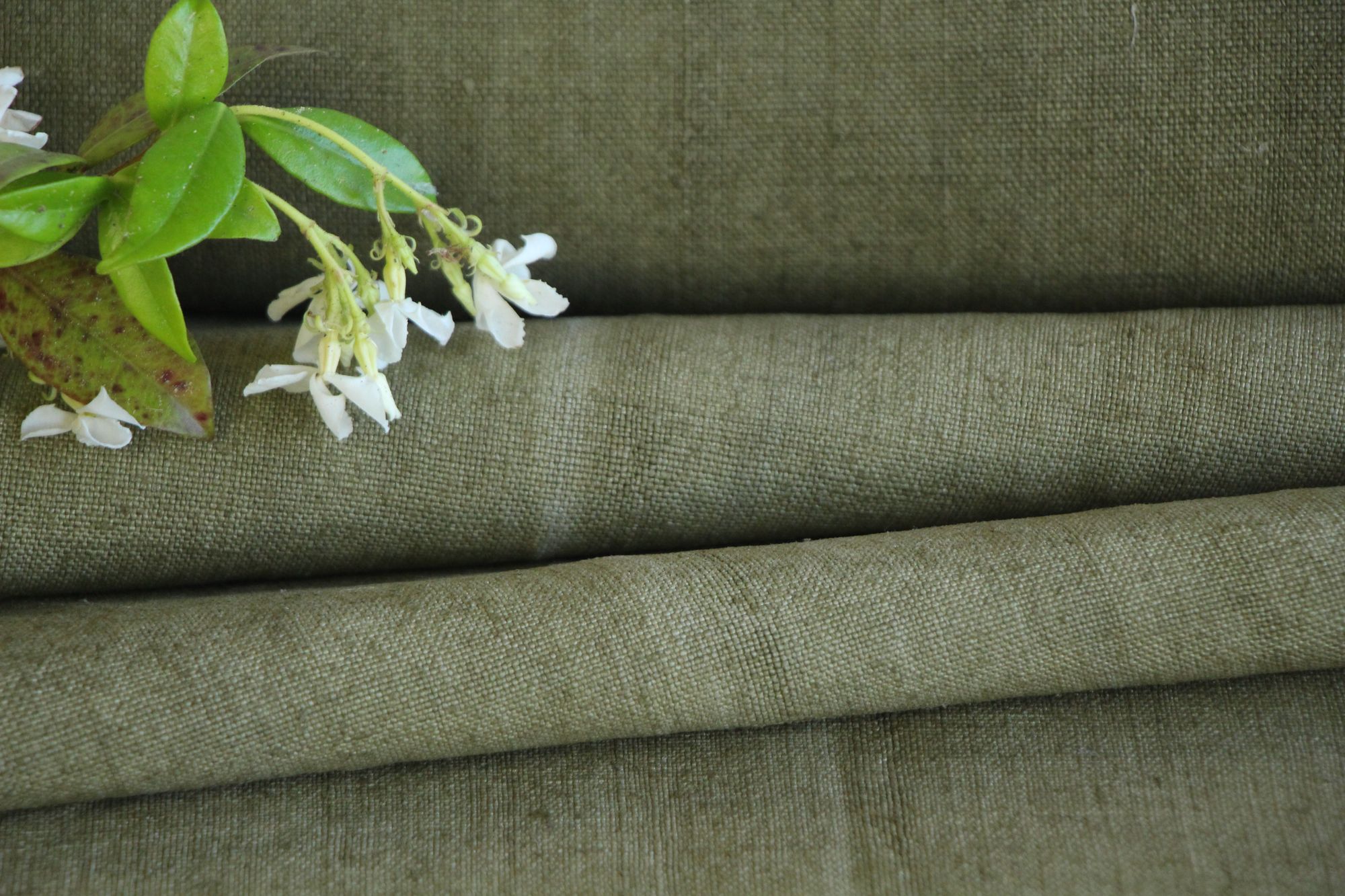 dyed antique linen fabric, 11.48 y, french linen, upholstery fabric, durable, Z 215 - Image 10