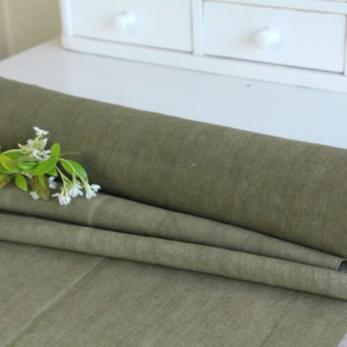 dyed antique linen fabric, 11.48 y, french linen, upholstery fabric, durable, Z 215