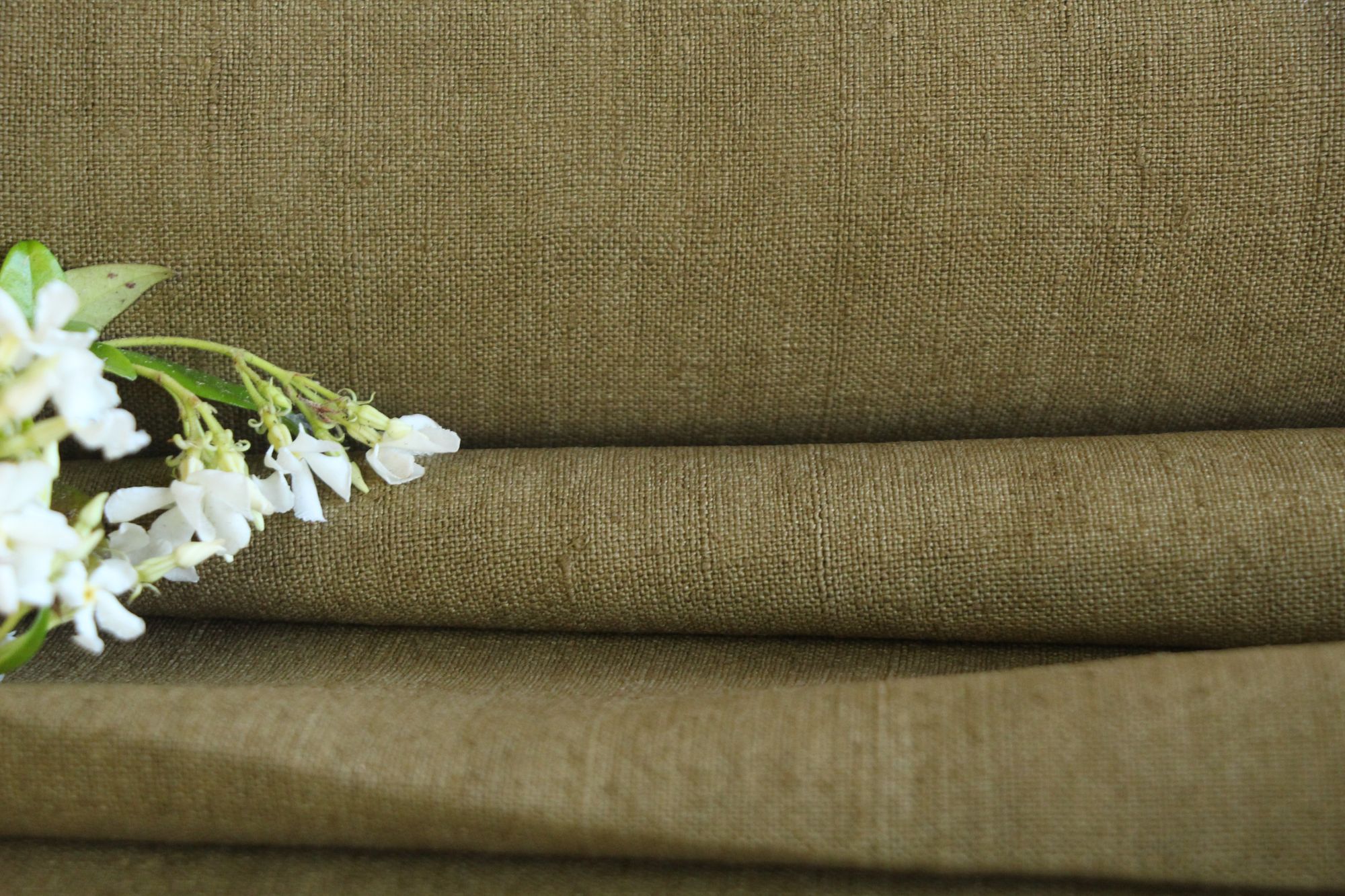 dyed antique linen fabric, 15.09 y, french linen, upholstery fabric, durable, Z 216 - Image 8