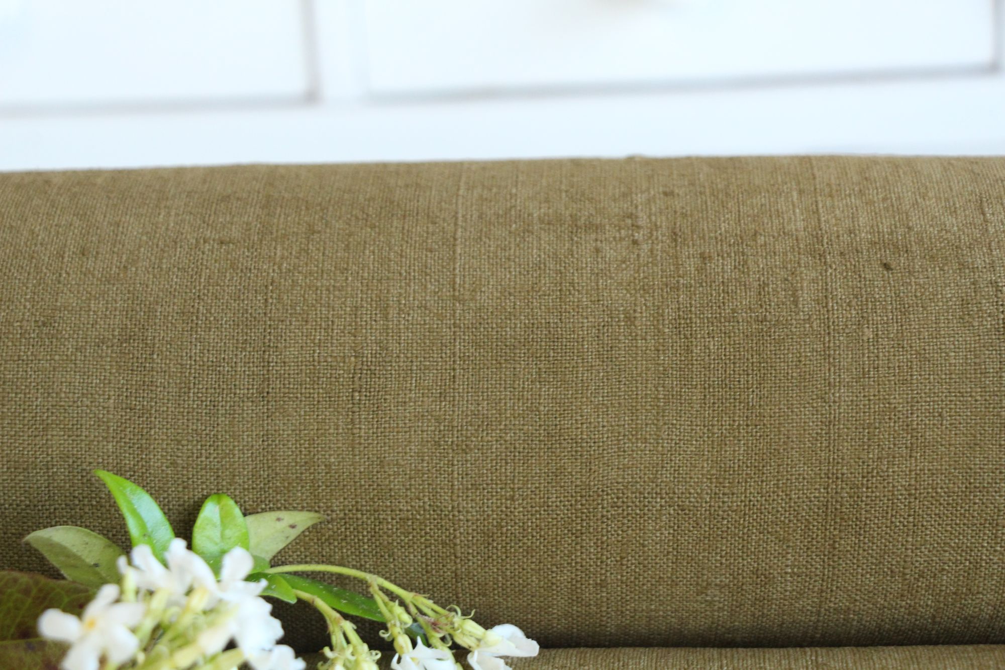 dyed antique linen fabric, 15.09 y, french linen, upholstery fabric, durable, Z 216 - Image 7