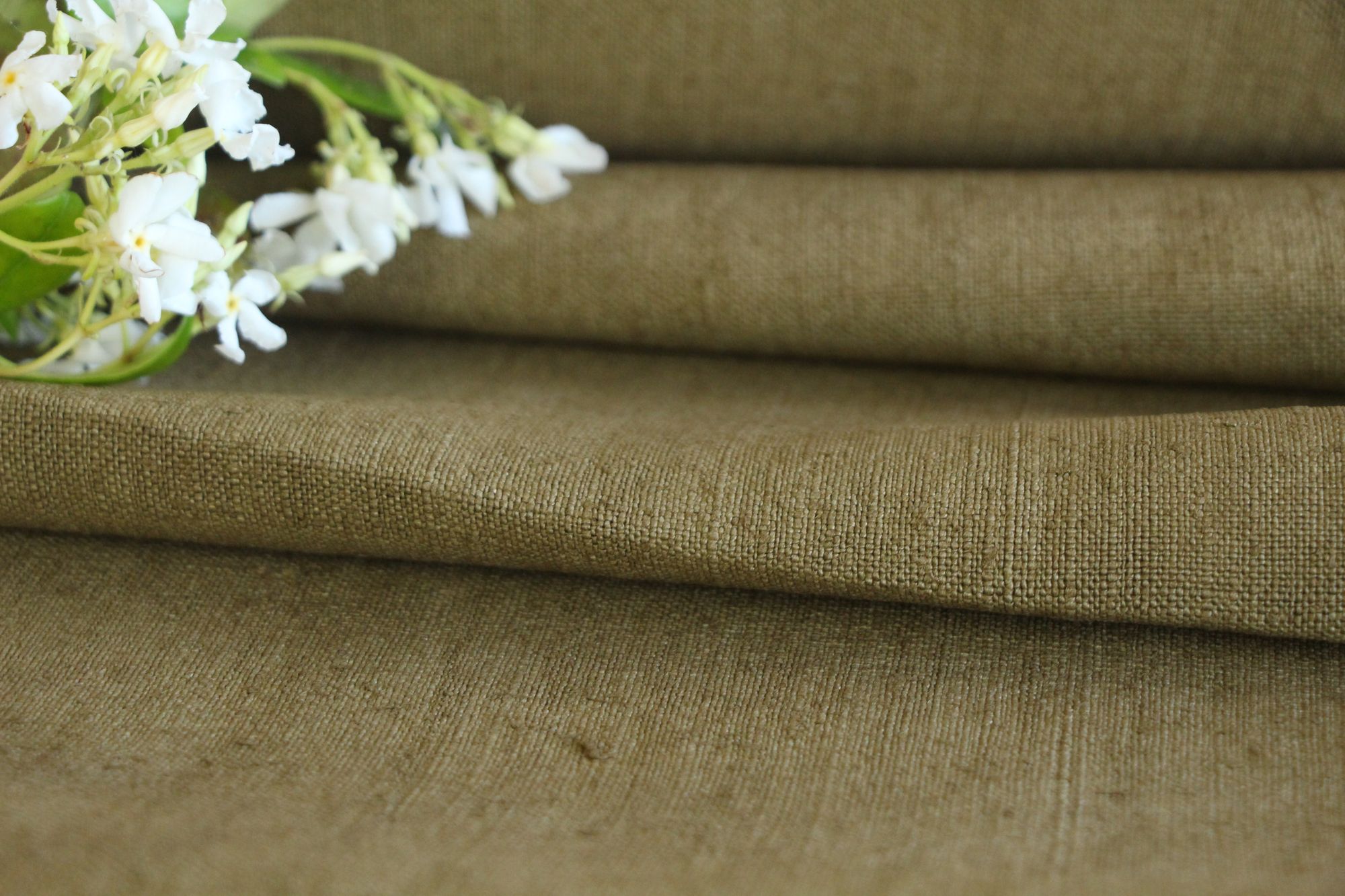 dyed antique linen fabric, 15.09 y, french linen, upholstery fabric, durable, Z 216 - Image 5