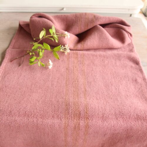 antique linen grainsack, rustic, pillow fabric, durable, dyed linen, Wabi Sabi, L 884