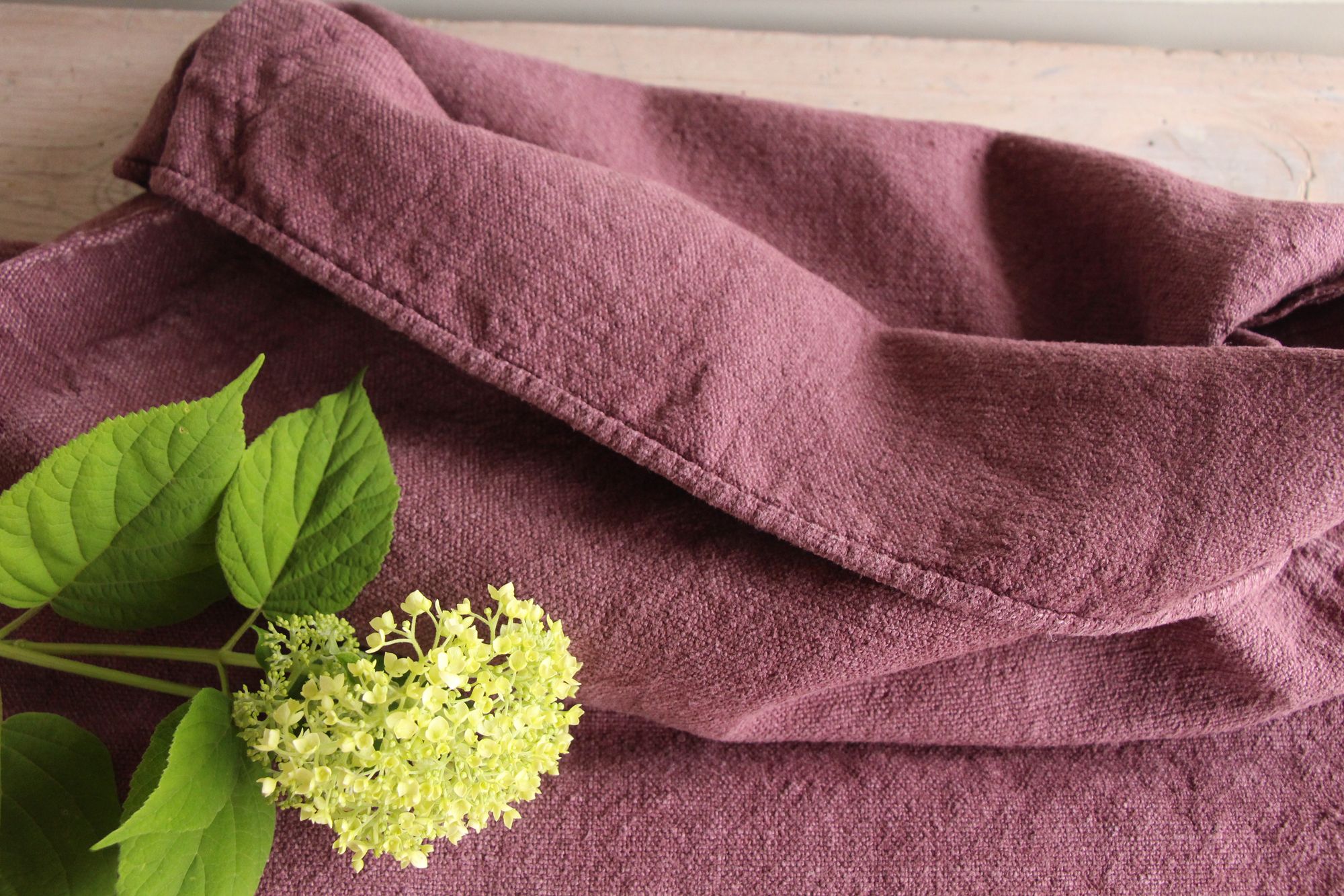 antique linen grainsack, rustic, pillow fabric, durable, dyed linen, Wabi Sabi, L 882 - Image 9