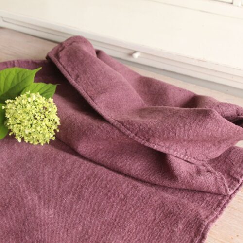 antique linen grainsack, rustic, pillow fabric, durable, dyed linen, Wabi Sabi, L 882