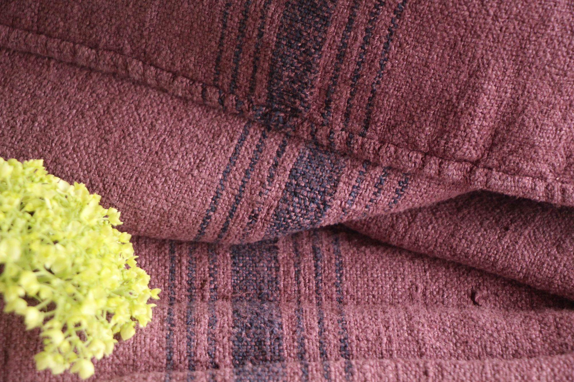 antique linen grainsack, rustic, pillow fabric, durable, dyed linen, Wabi Sabi, L 895 - Image 8