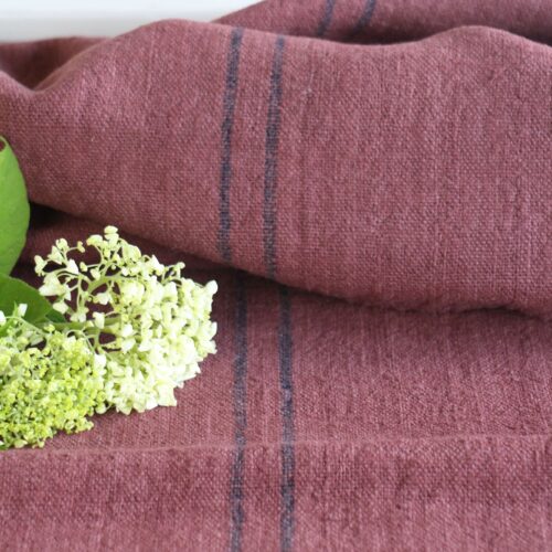 antique linen grainsack, rustic, pillow fabric, durable, dyed linen, Wabi Sabi, L 901