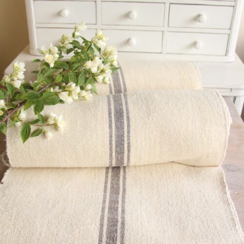 antique linen fabric, 22.96 y, bulk offer, farmhouse decor, stairrunner fabric, Z 206