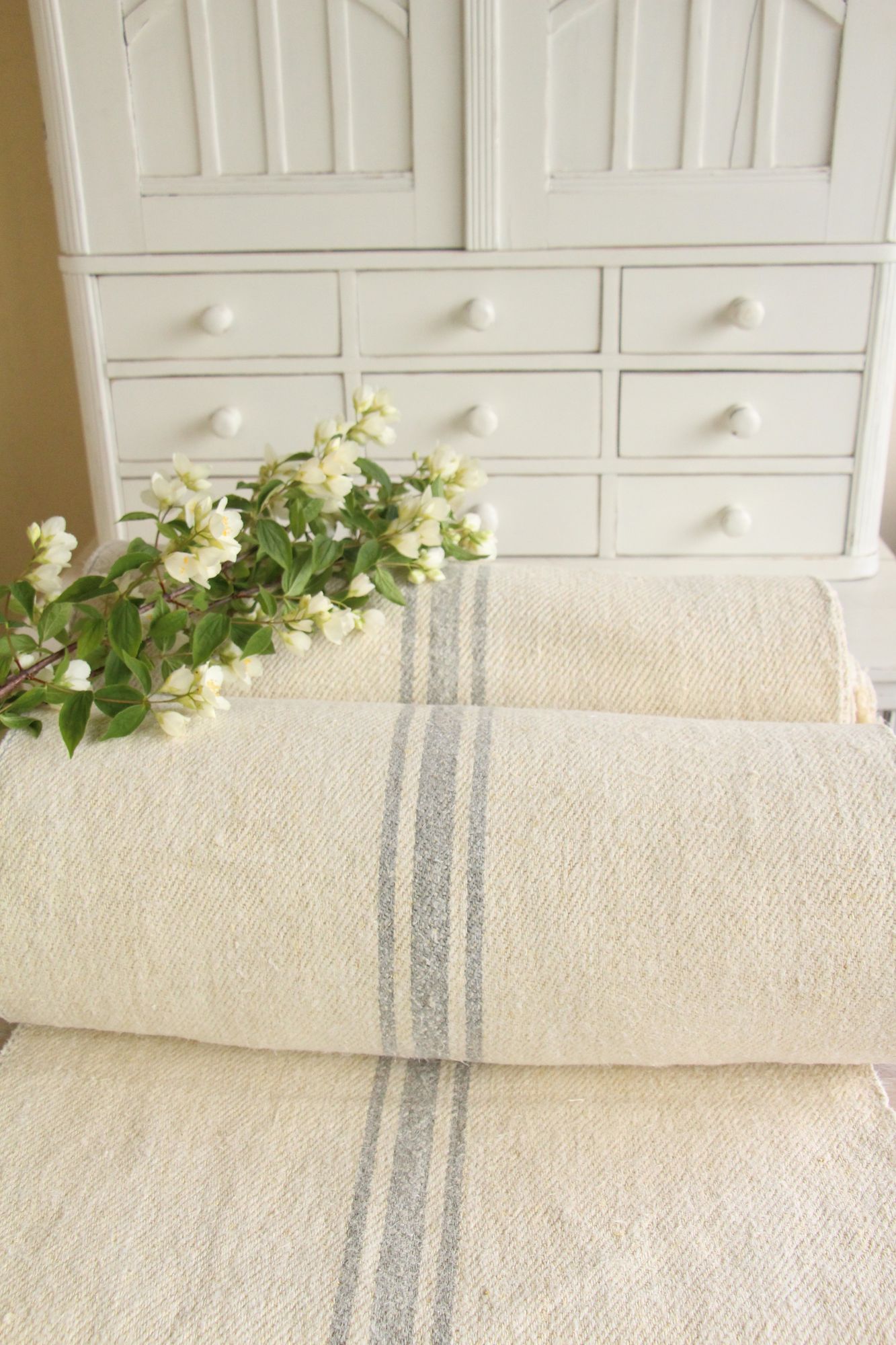 antique linen fabric, 26.02 y, bulk offer, farmhouse decor, stairrunner fabric, Z 207