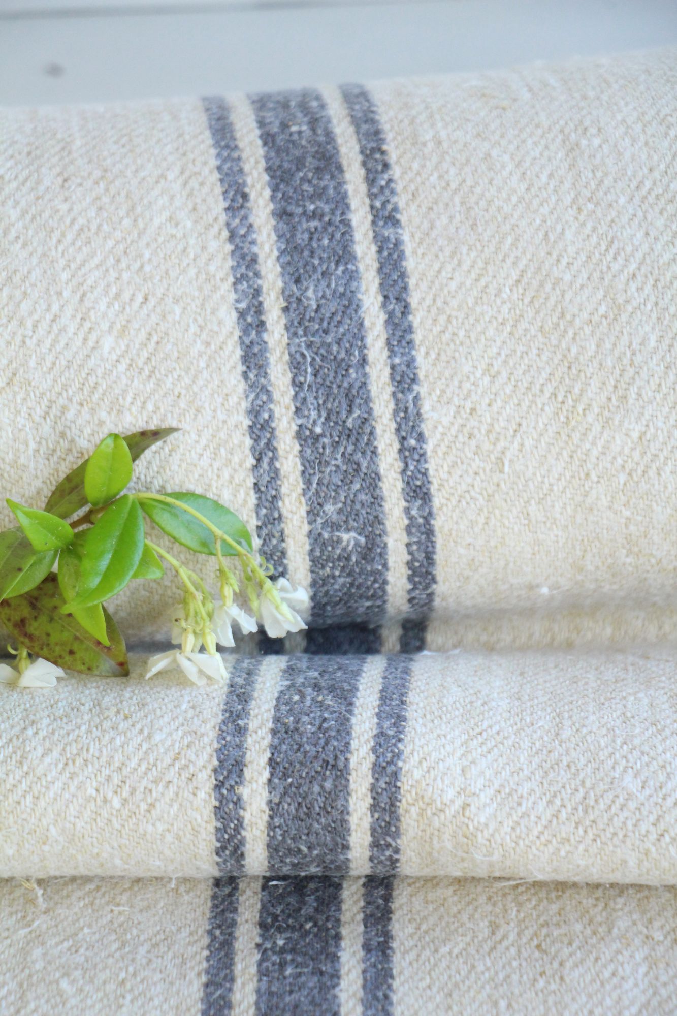 antique linen fabric, 11.81 y, upholstery fabric, stairrunner, bathmat, durabel, Z 202 - Image 7