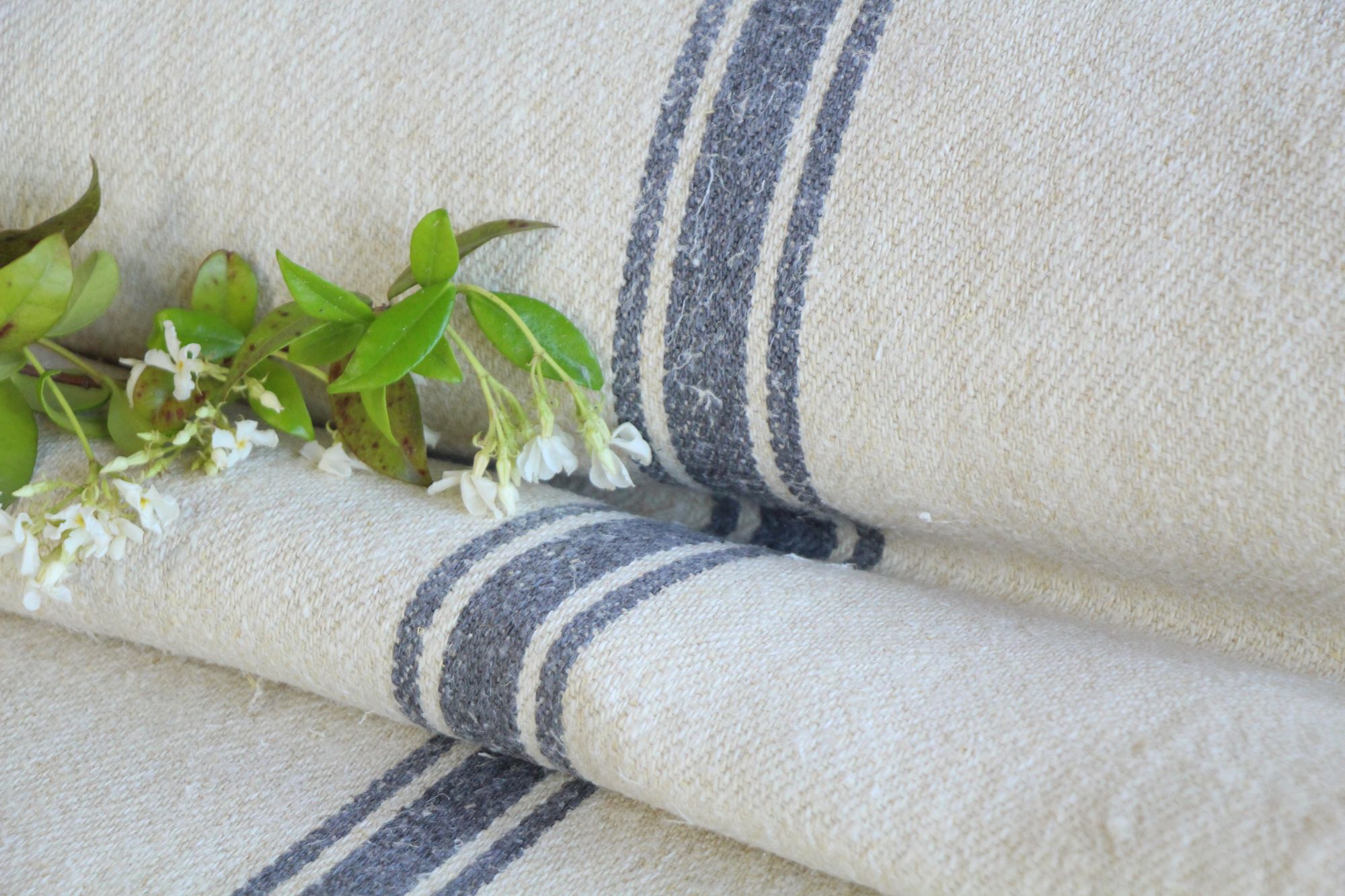 antique linen fabric, 11.81 y, upholstery fabric, stairrunner, bathmat, durabel, Z 202 - Image 4