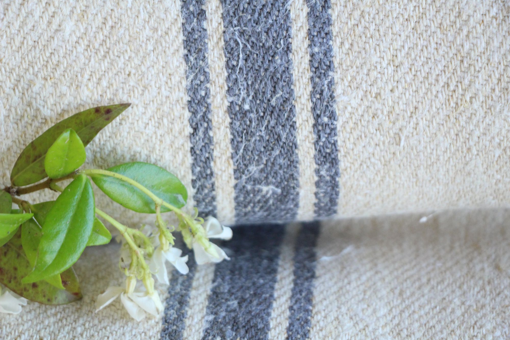 antique linen fabric, 11.81 y, upholstery fabric, stairrunner, bathmat, durabel, Z 202 - Image 3