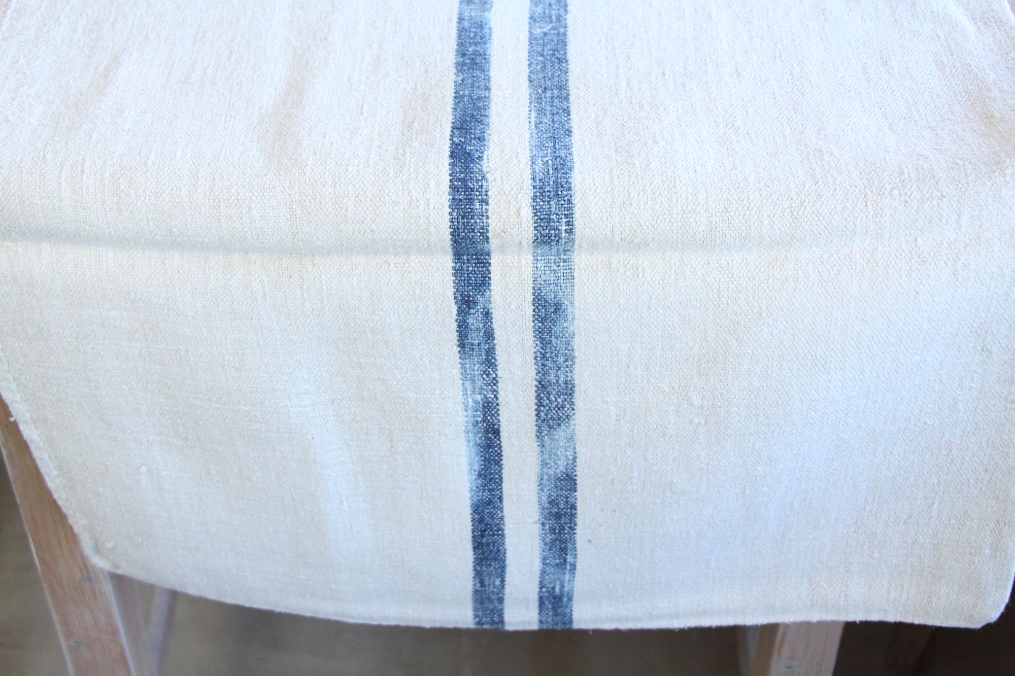 antique linen grainsack, pillow fabric, farmhouse decor, durable, L 813 - Image 6