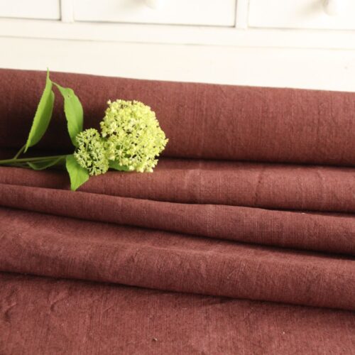 dyed antique linen fabric, 8.70 y, upholstery fabric, french linen, Z 220