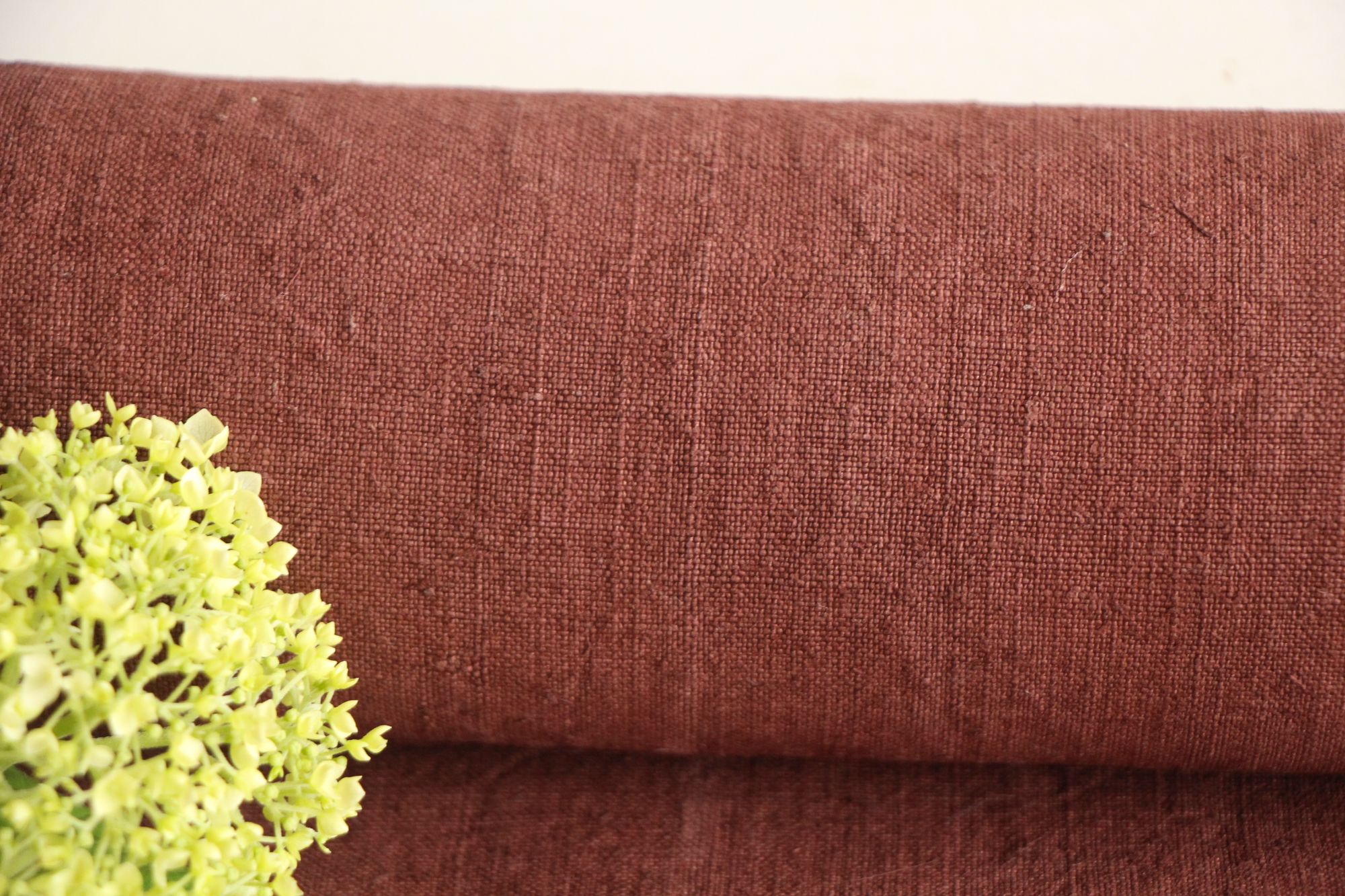 dyed antique linen fabric, 8.70 y, upholstery fabric, french linen, Z 220 - Image 2