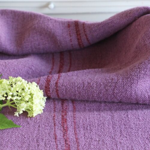 antique linen grainsack, rustic, pillow fabric, durable, dyed linen, Wabi Sabi, L 897