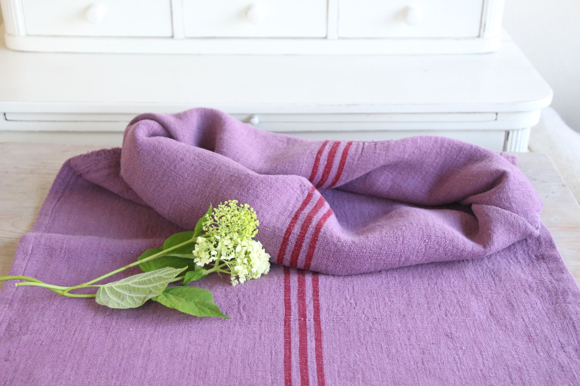 antique linen grainsack, rustic, pillow fabric, durable, dyed linen, Wabi Sabi, L 896 - Image 8