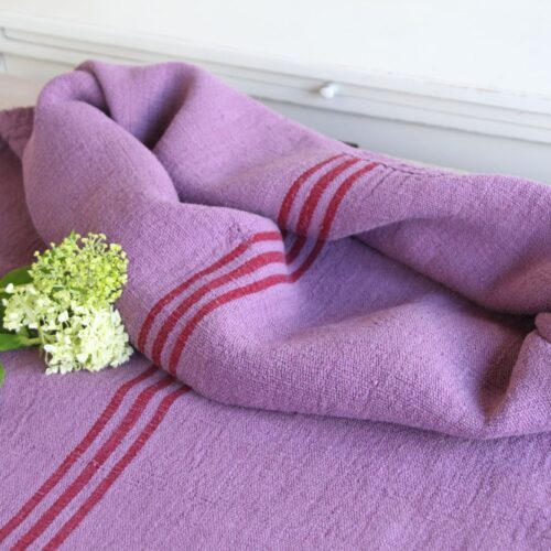 antique linen grainsack, rustic, pillow fabric, durable, dyed linen, Wabi Sabi, L 896