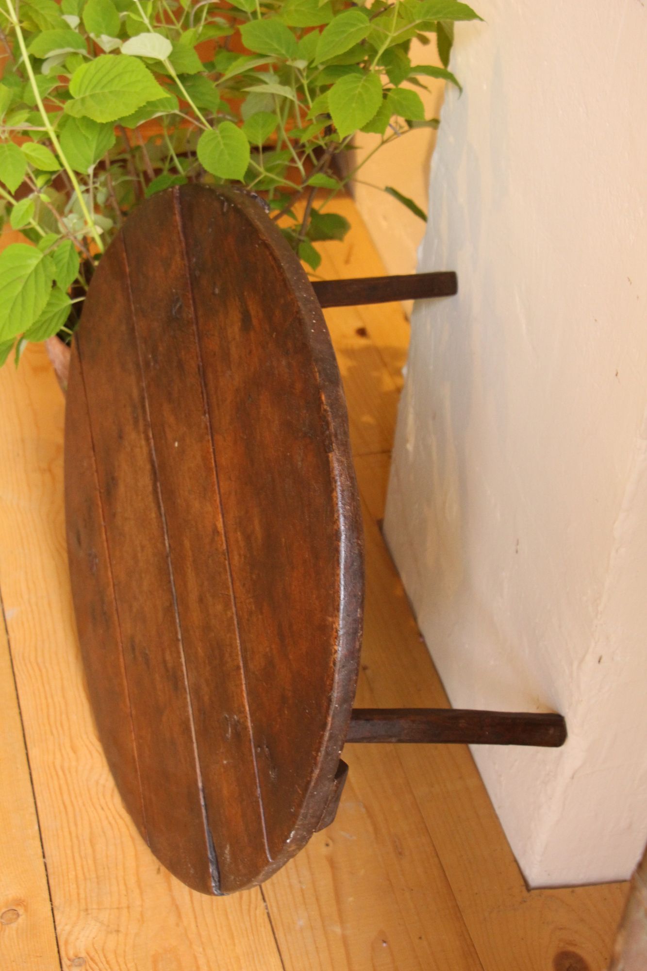 handgefertigter antiker Wabi-Sabi-Couchtisch aus Holz, A 875 – Bild 10