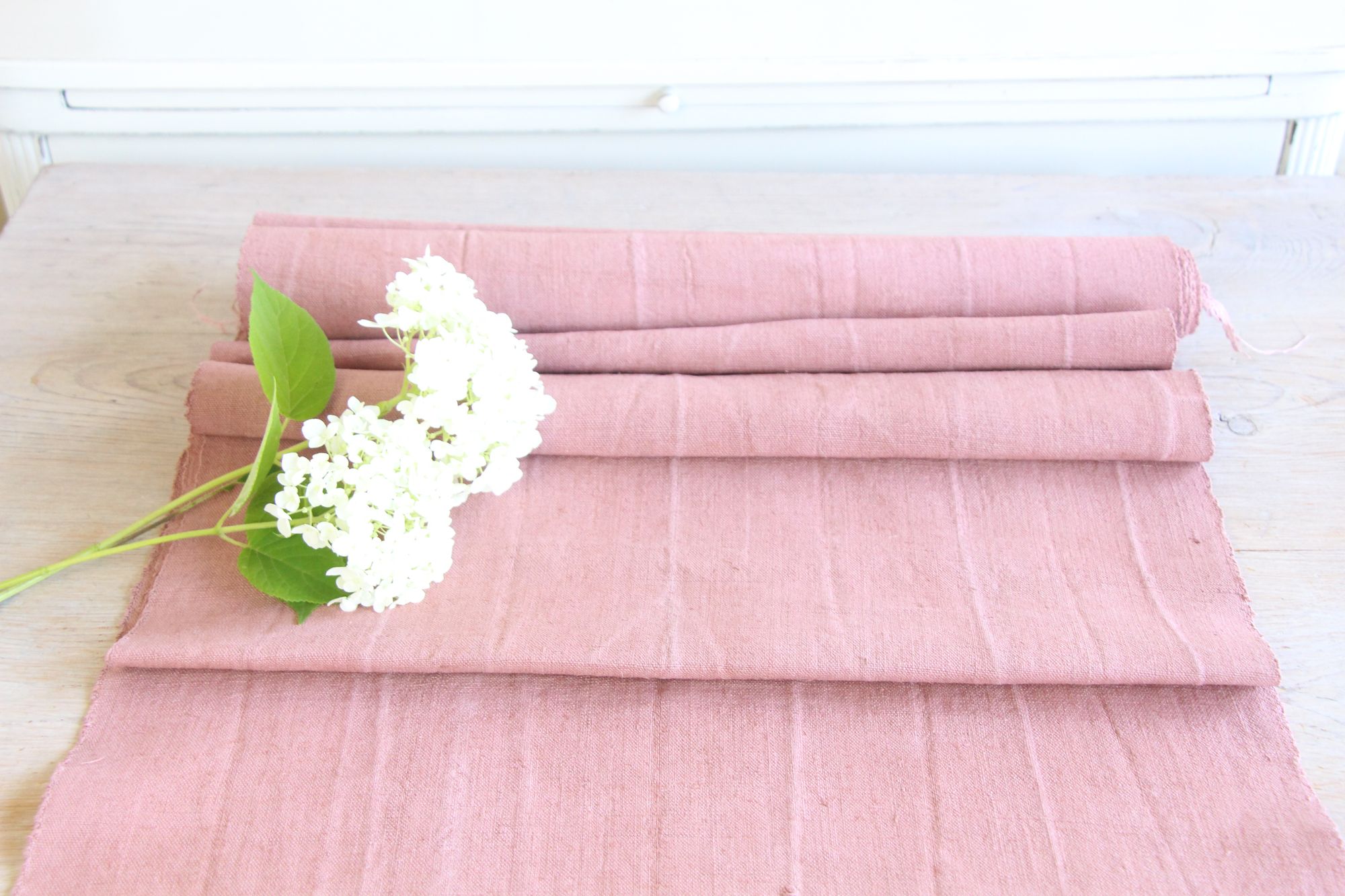 dyed antique linen fabric, 2.84 y, french linen, upholstery fabric, durable, Z 235 - Image 7