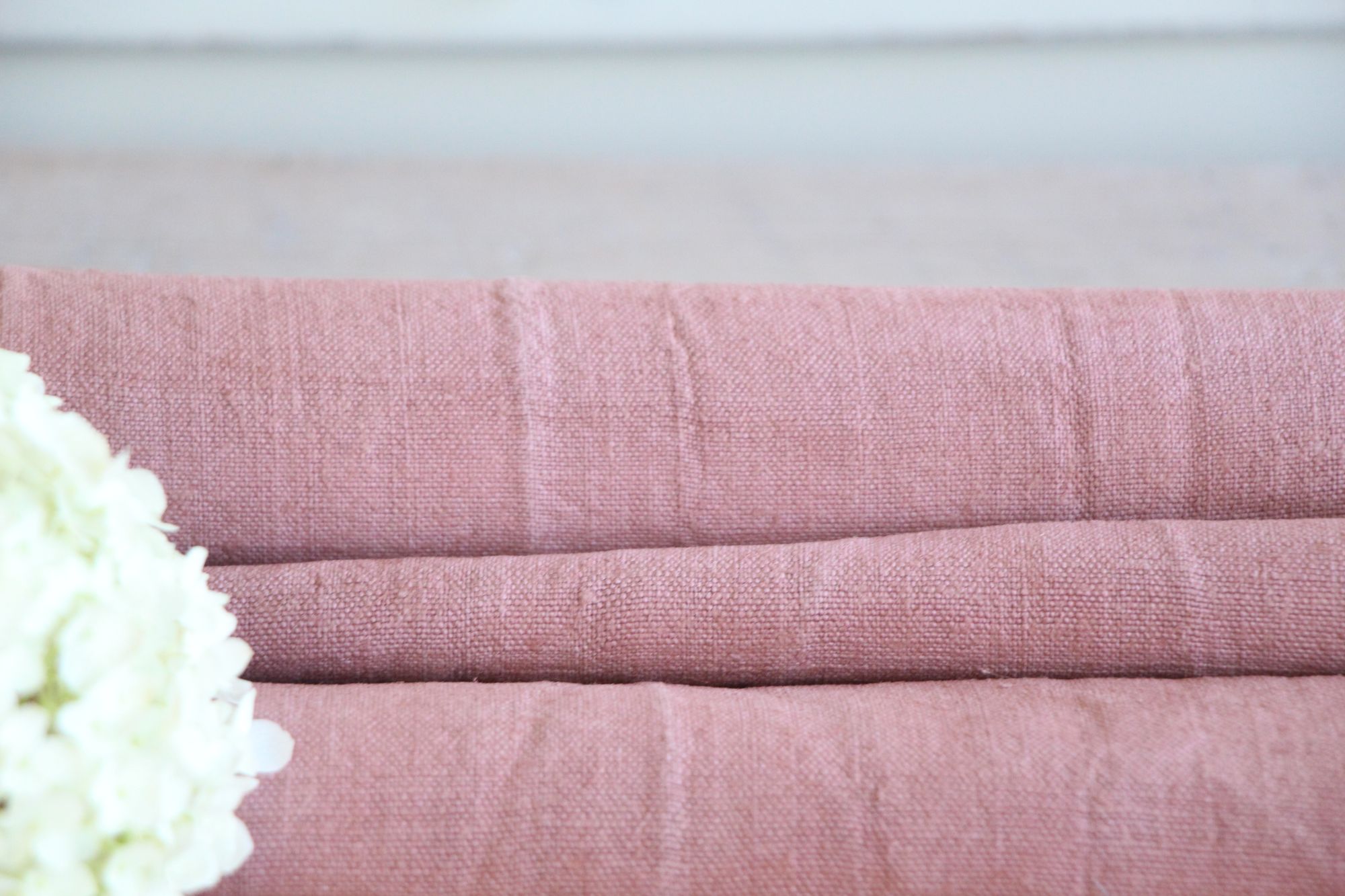 dyed antique linen fabric, 2.84 y, french linen, upholstery fabric, durable, Z 235 - Image 2