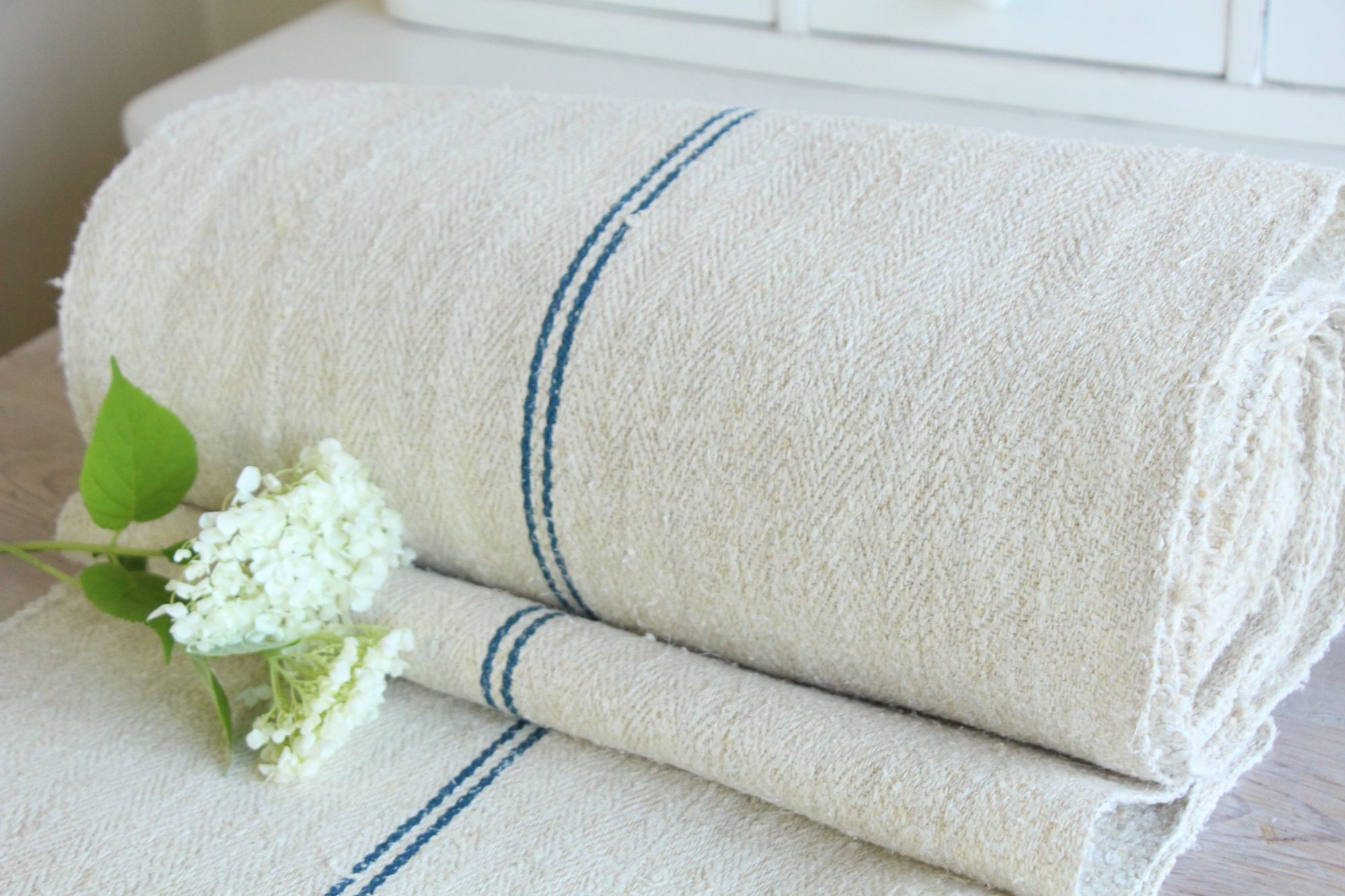 antique linen fabric, 23.62 y, bulk offer, farmhouse decor, stairrunner fabric, carpet, Z 192 - Image 8