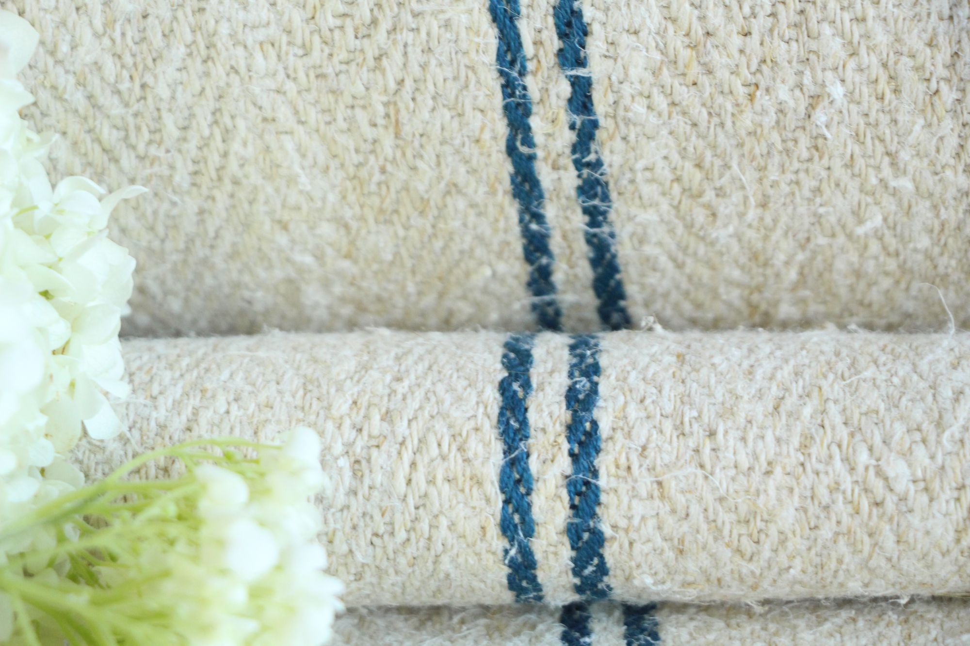 antique linen fabric, 23.62 y, bulk offer, farmhouse decor, stairrunner fabric, carpet, Z 192 - Image 3