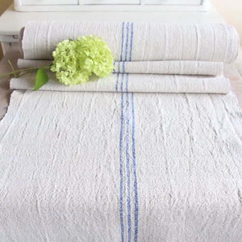 Antiker Leinenstoff, 7 m, Tapezierstoff, Treppenläufer, Teppich, langlebig, Z 244