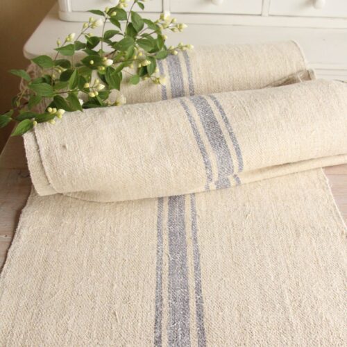 antique linen fabric, 16.62 y, bulk offer, farmhouse decor, stairrunner fabric, Z 186