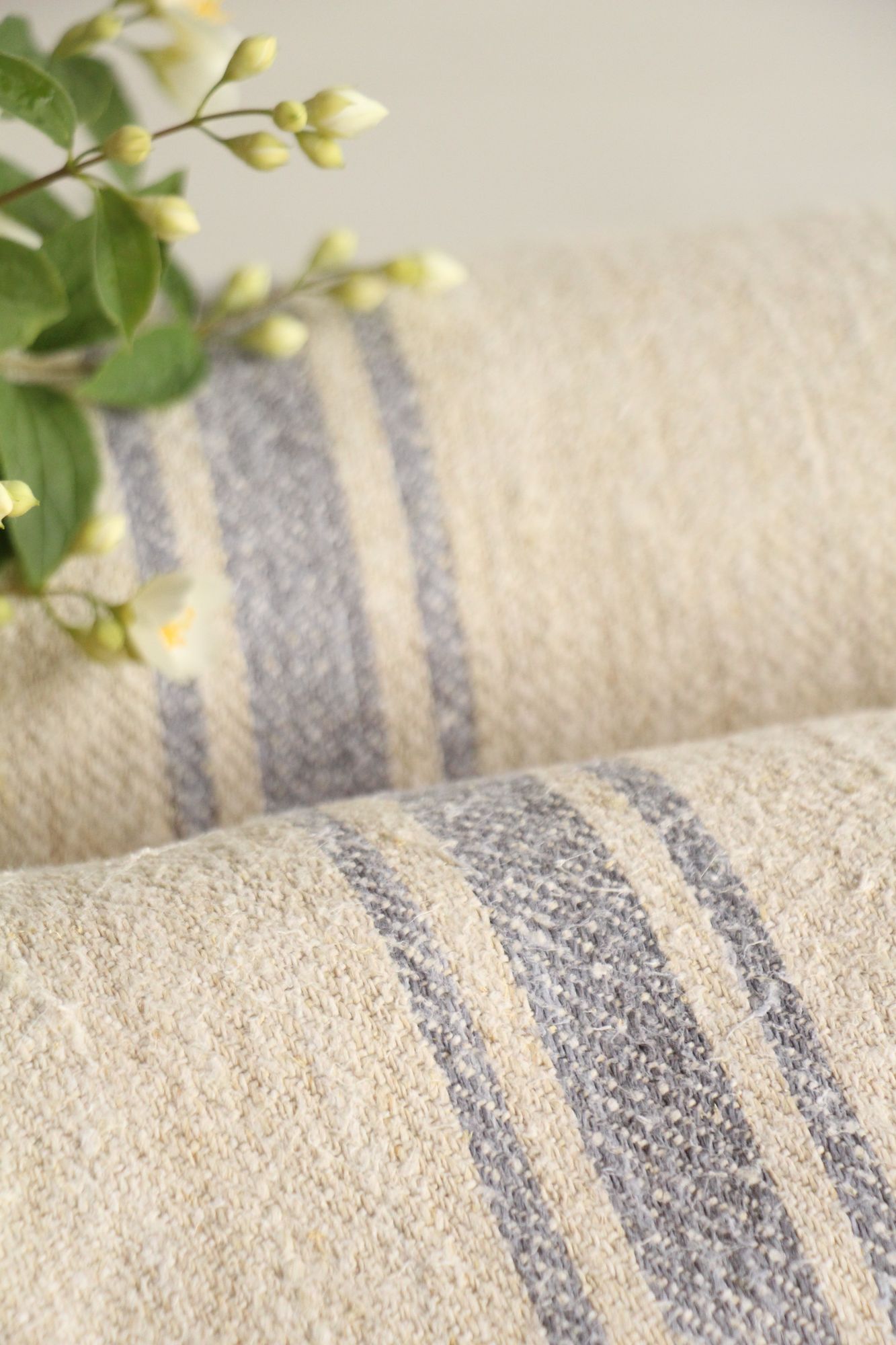 antique linen fabric, 16.62 y, bulk offer, farmhouse decor, stairrunner fabric, Z 186 - Image 10