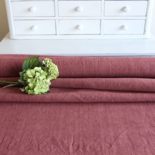 dyed antique linen fabric, 6.78 y, upholstery fabric, french linen, Z 261