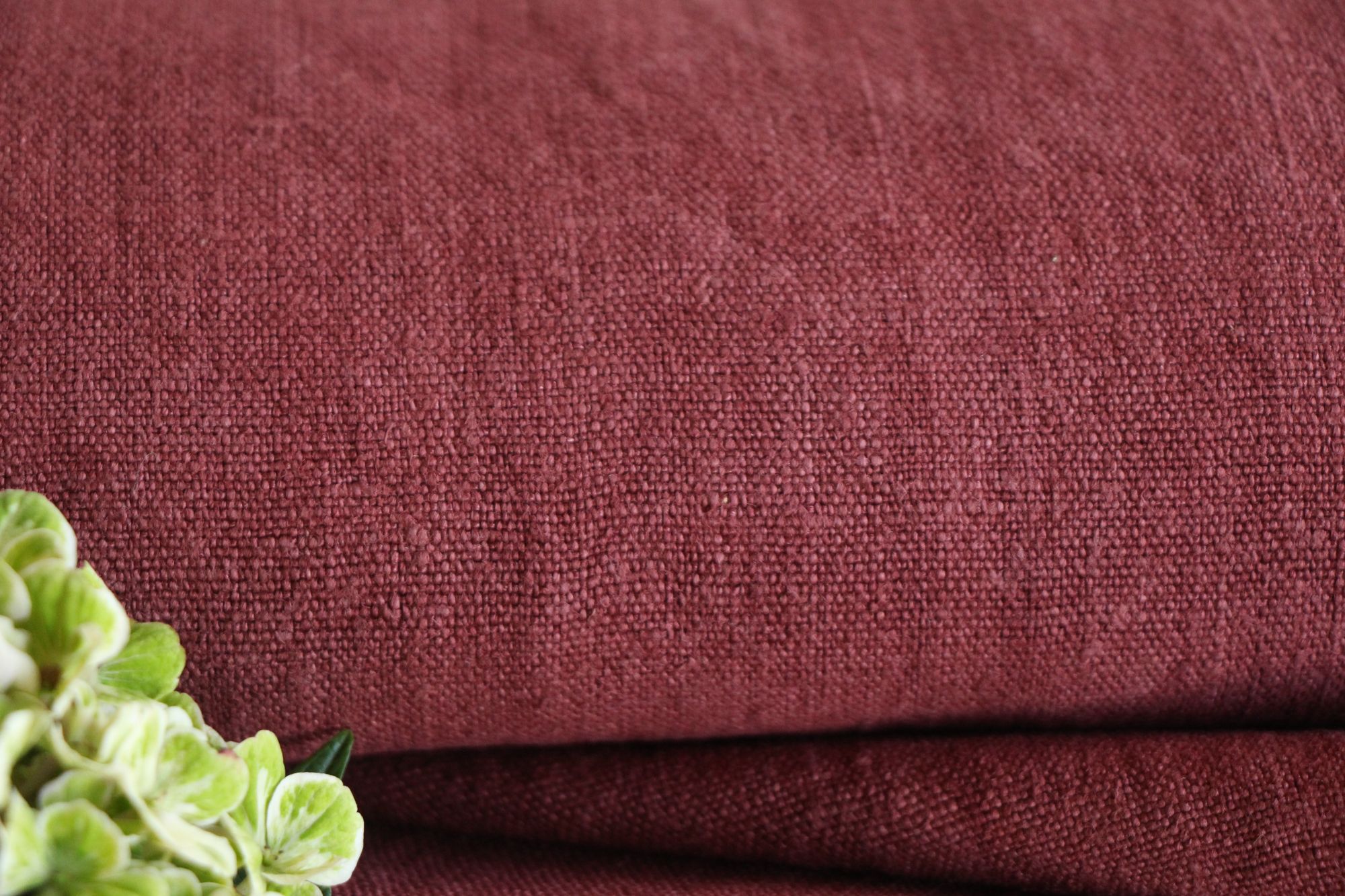 dyed antique linen fabric, 5.79 y, upholstery fabric, french linen, Z 260 - Image 4