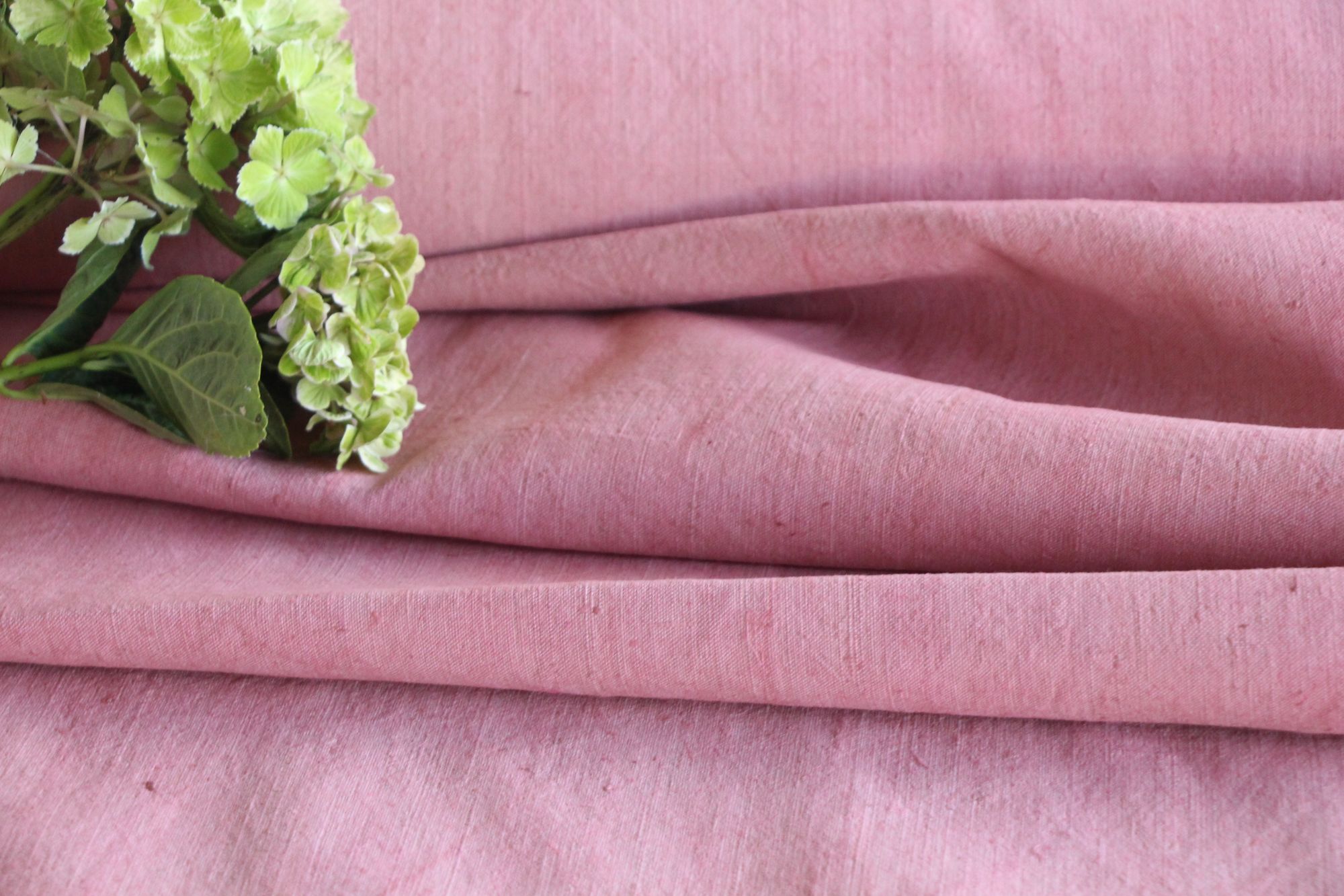 dyed antique linen fabric, 12.24 y, upholstery fabric, french linen, Z 265 - Image 3