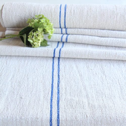 Antiker Leinenstoff, 7,45 m, Tapezierstoff, Treppenläufer, Teppich, langlebig, Z 248