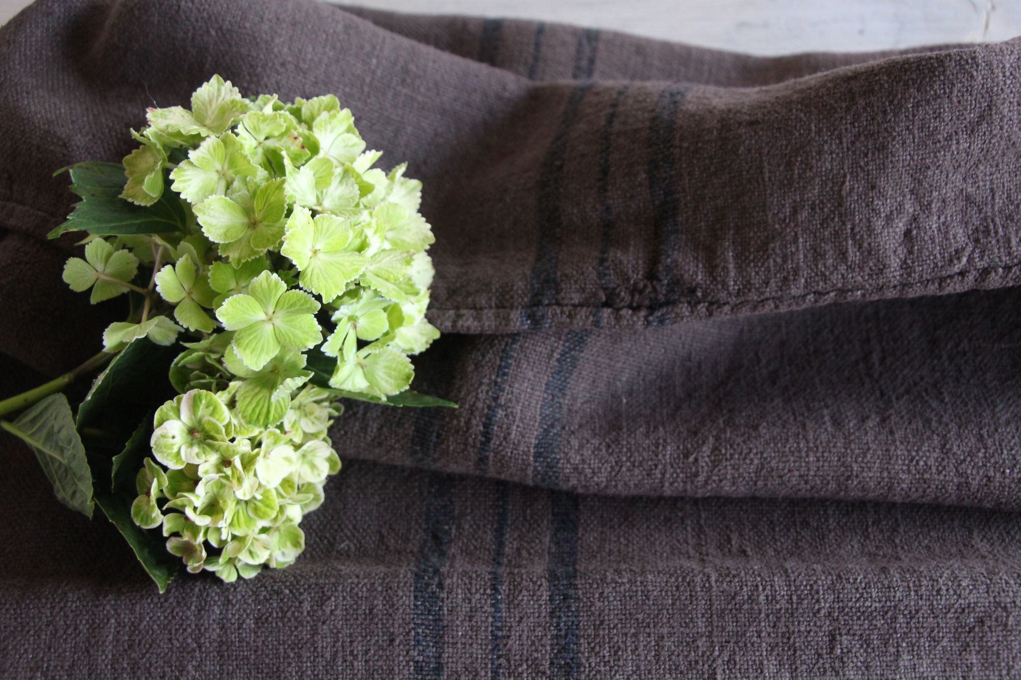 Gefärbter antiker Getreidesack aus Leinen, Polsterleinen, Farmhouse Decor, langlebig, L 905 – Bild 7
