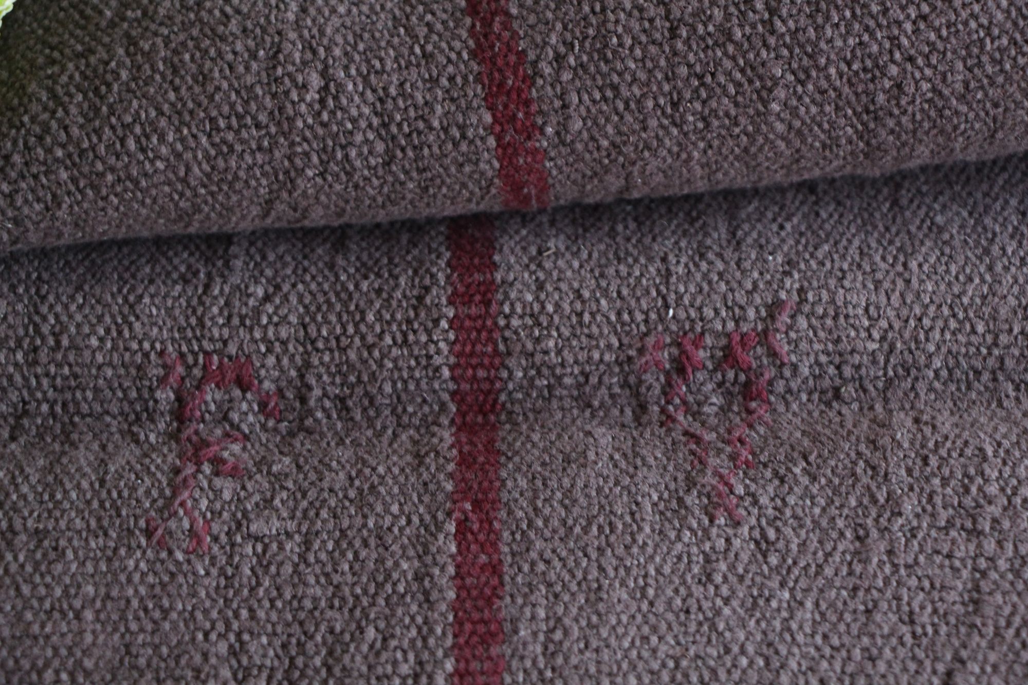 Gefärbter antiker Getreidesack aus Leinen, Polsterleinen, Farmhouse Decor, langlebig, L 909 – Bild 5