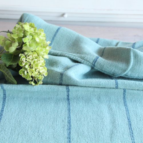 dyed antique linen grain sack, pillow fabric, rustic, durable, L 838