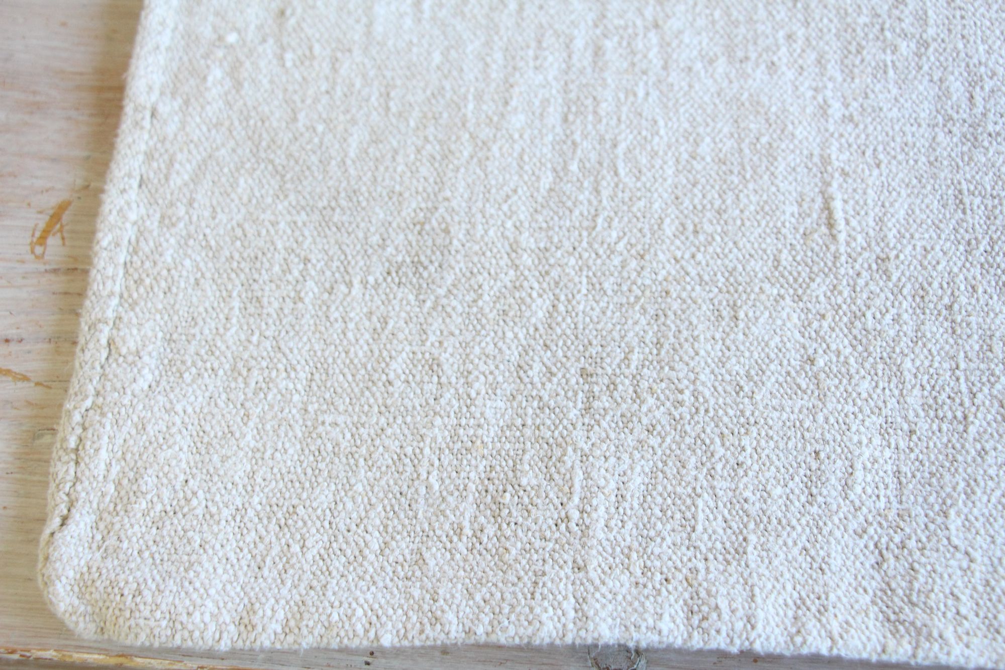 Antiker Getreidesack aus Leinen, rustikal, Polsterleinen, Wabi Sabi, nachhaltig, L 961 – Bild 10