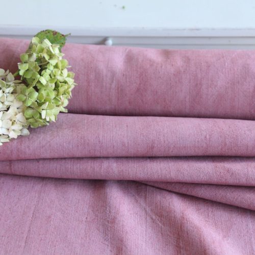 dyed antique linen fabric, 8.74 y, upholstery fabric, french linen, Z 275