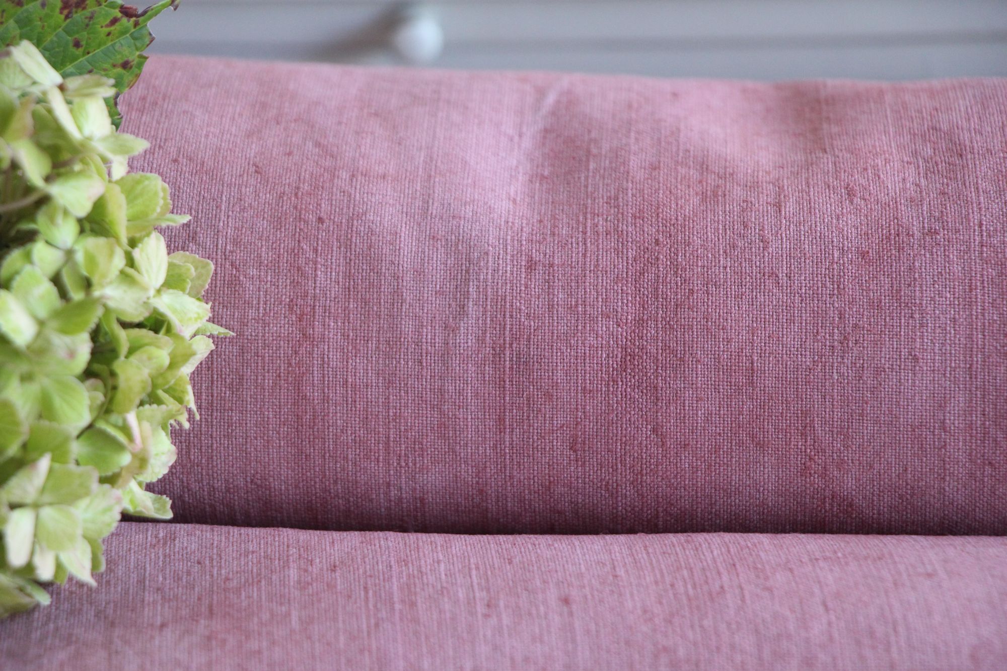 dyed antique linen fabric, 8.74 y, upholstery fabric, french linen, Z 275 - Image 5