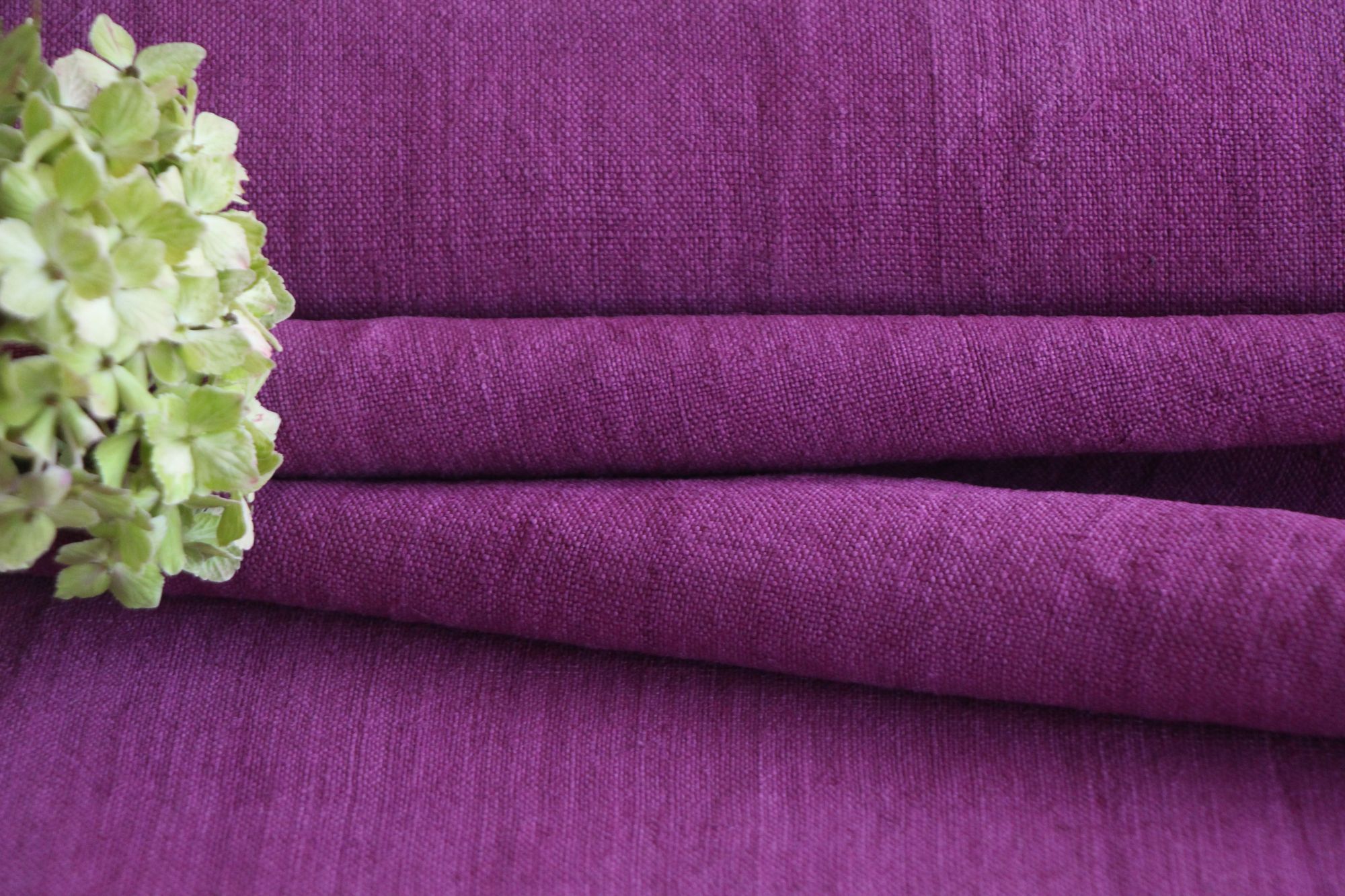 dyed antique linen fabric, 10.38 y, upholstery fabric, french linen, Z 277 - Image 8
