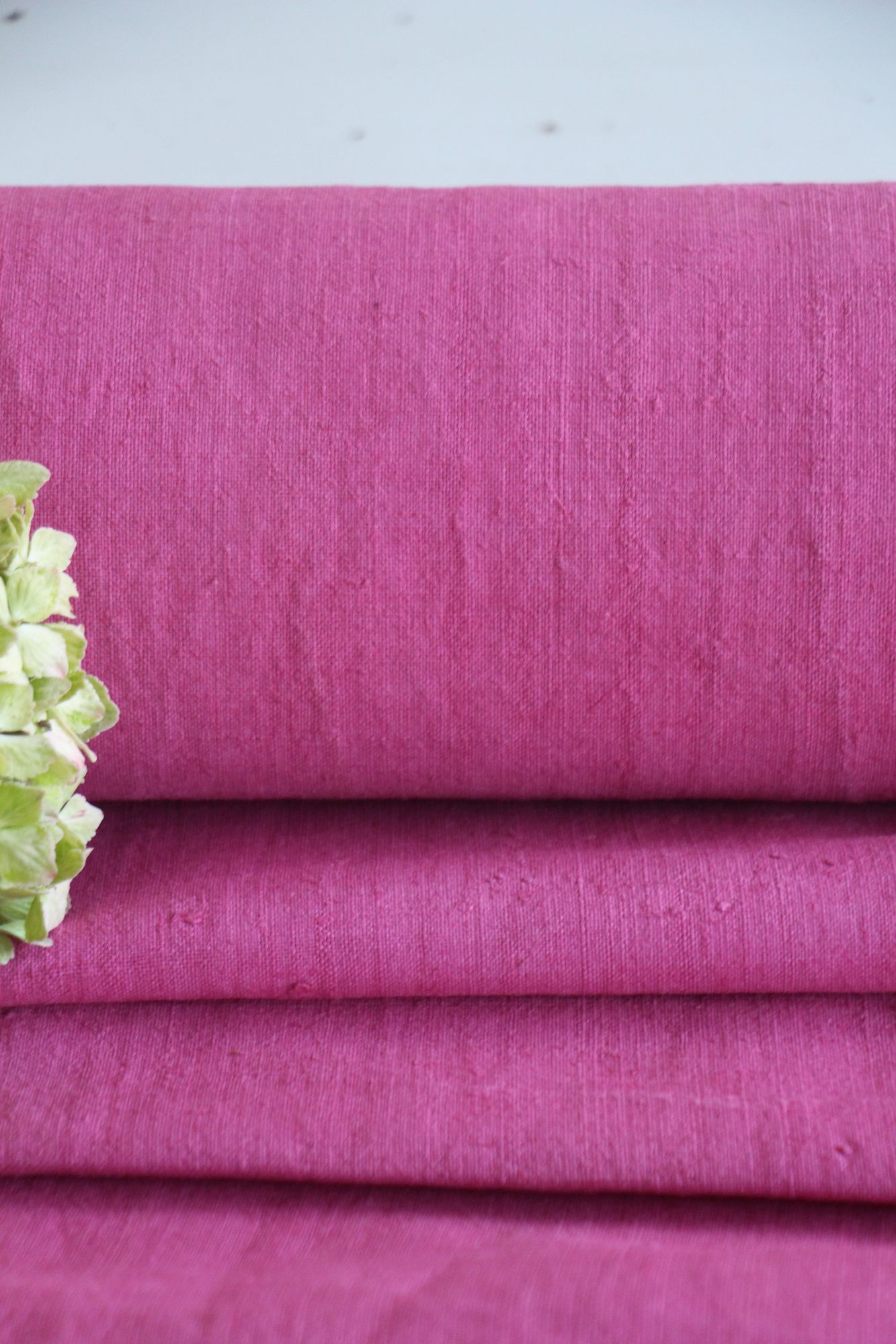 dyed antique linen fabric, 17.66 y, upholstery fabric, french linen, Z 274 - Image 8